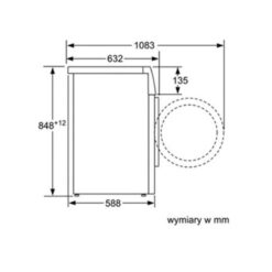 Kích thước của Máy giặt Bosch WAS28448ME