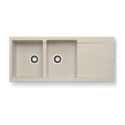 Chậu rửa đá Bosch PYRAGRANITE ALAZIA (116X50) 2B 1D