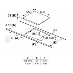 Kích thước Bếp từ Bosch PUJ63KBB5E