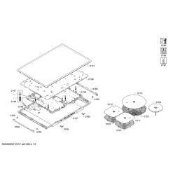 Cấu tạo bếp từ Bosch 4 vùng nấu PVS845FB5E